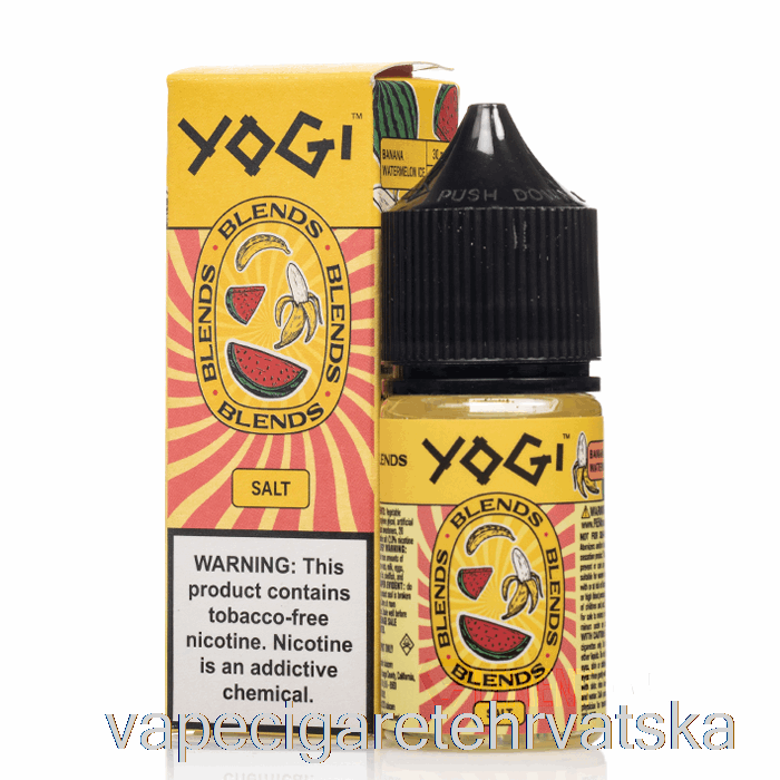 Vape Hrvatska Banana Led Od Lubenice - Yogi Blends Soli - 30ml 35mg